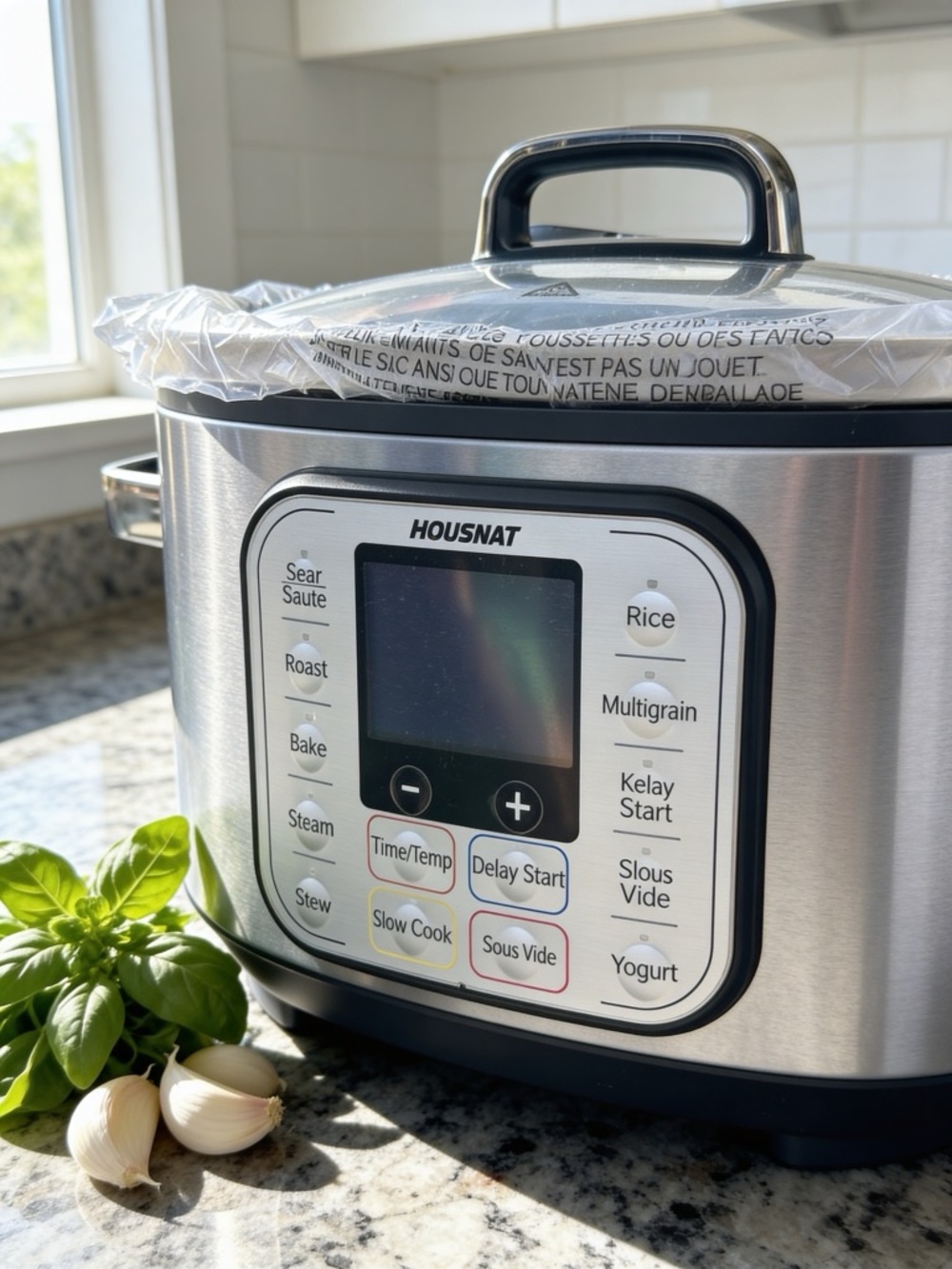 Housnat Stainless Steel Multi-Cooker - Brushed Silver